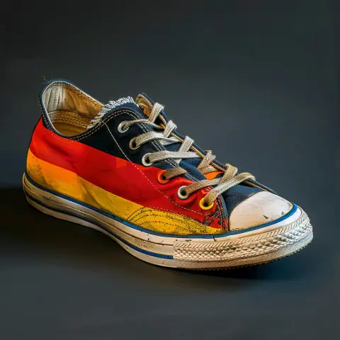 german-flag-colored / charcoal