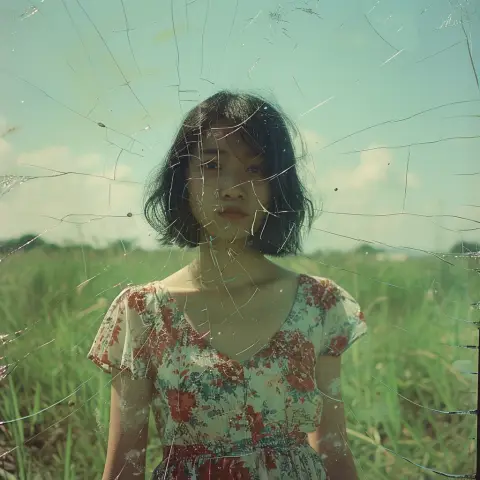 cracked lens