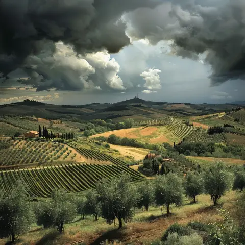dark clouds