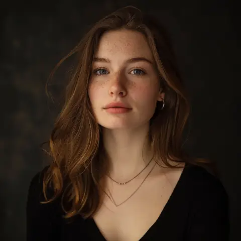 softly lit by a softbox