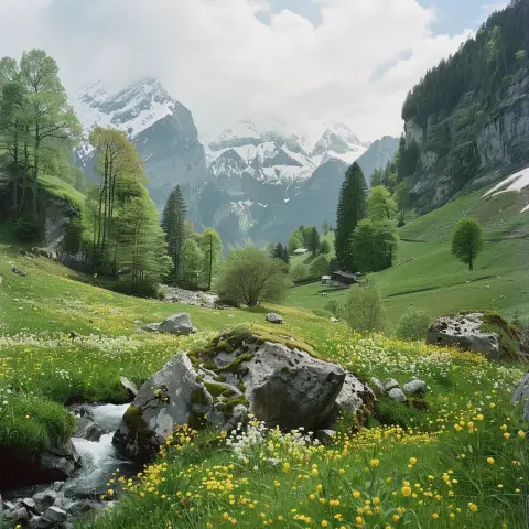 in spring