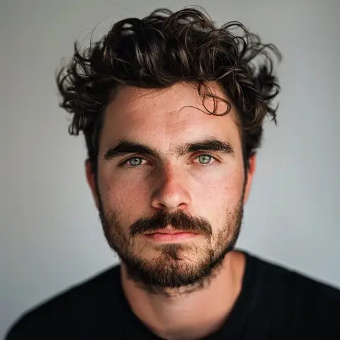 stylish stubble