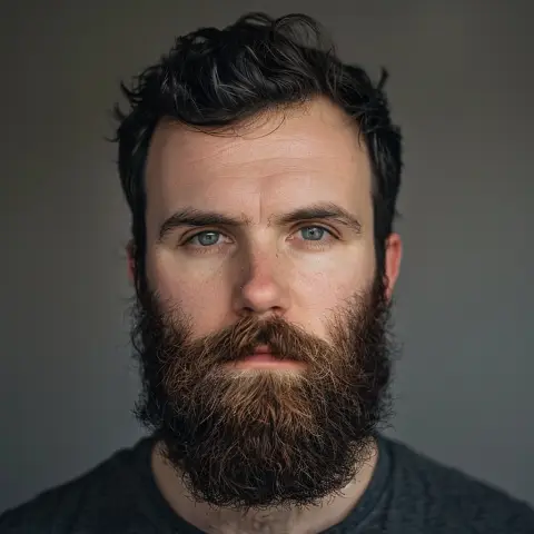 thick full beard