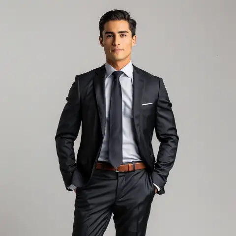 sharp business suit