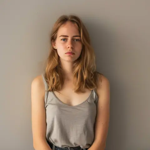 Traurigkeit - slumped shoulders