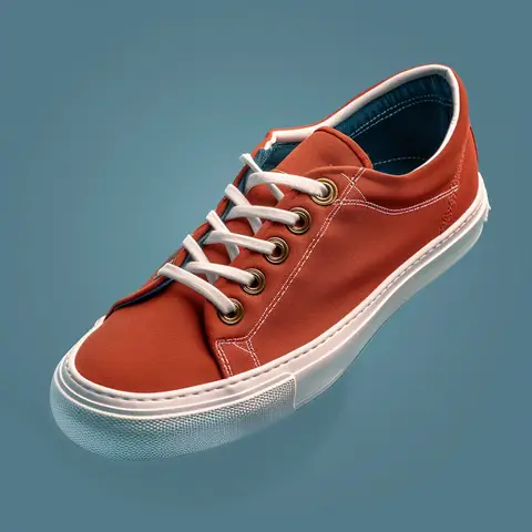 brick-colored / denim-colored